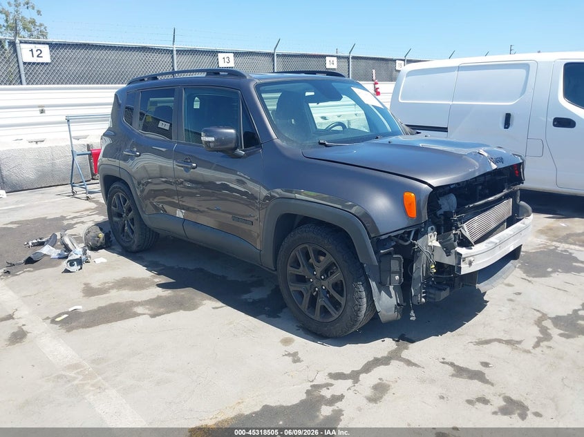 2018 Jeep Renegade VIN ZACCJABB4JPH70356 IAAI salvage auction — FRONT END, Salvage Title, sold $1,850 on 2026-08-05 (photo 1)