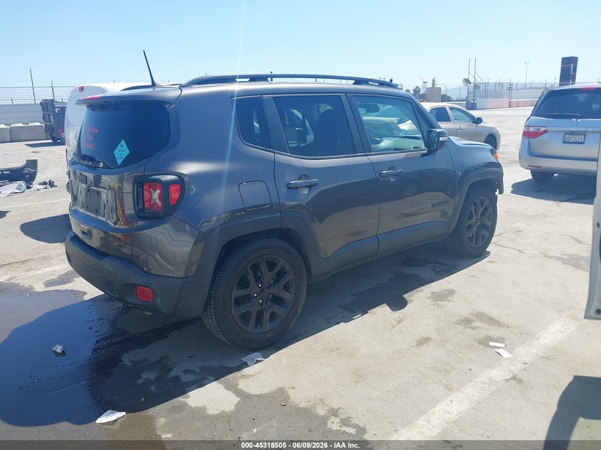 2018 Jeep Renegade VIN ZACCJABB4JPH70356 IAAI salvage auction — FRONT END, Salvage Title, sold $1,850 on 2026-08-05 (photo 4)