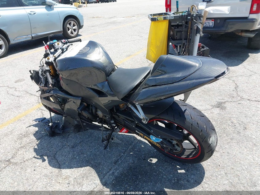 2005 Kawasaki Ninja VIN JKAZXCC155A033614 IAAI salvage auction — ROLLOVER, Salvage (California), sold $450 on 2026-07-14 (photo 3)