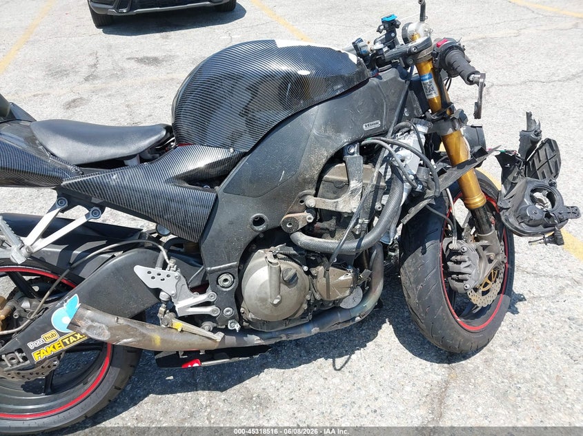2005 Kawasaki Ninja VIN JKAZXCC155A033614 IAAI salvage auction — ROLLOVER, Salvage (California), sold $450 on 2026-07-14 (photo 8)