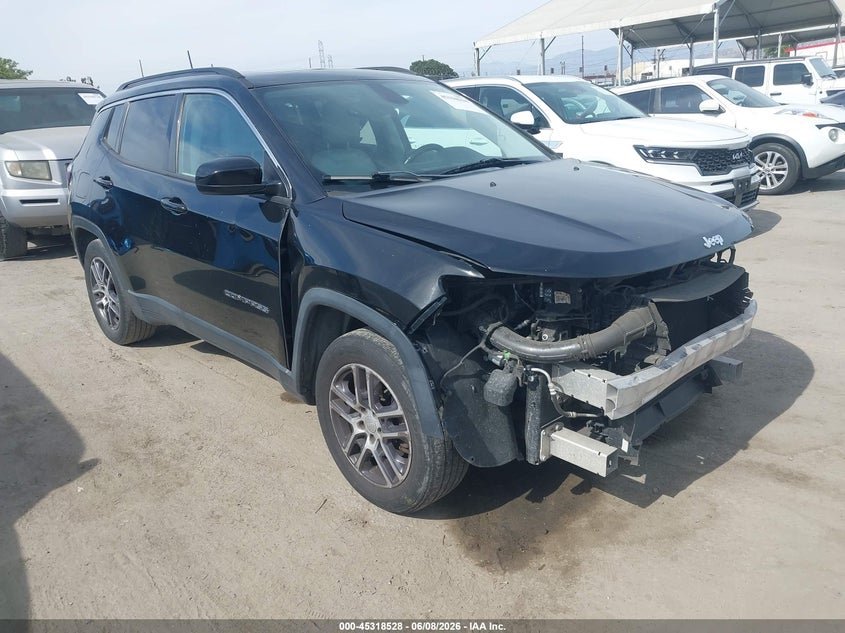2018 Jeep Compass VIN 3C4NJCBB4JT488554 IAAI salvage auction — FRONT END, Salvage Title, sold $2,800 on 2026-07-15 (photo 1)