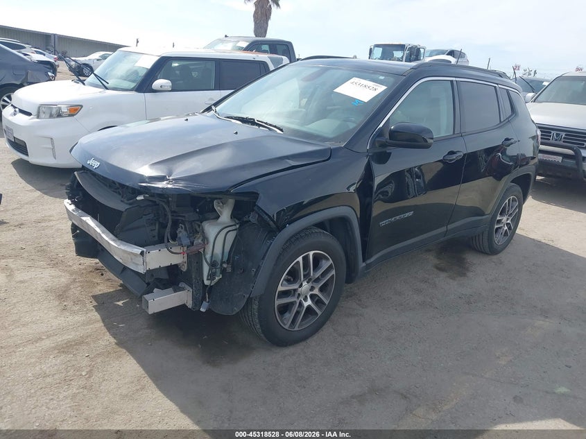2018 Jeep Compass VIN 3C4NJCBB4JT488554 IAAI salvage auction — FRONT END, Salvage Title, sold $2,800 on 2026-07-15 (photo 2)