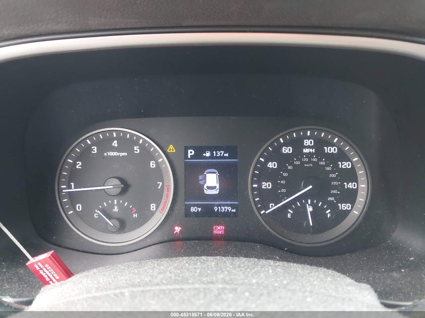2020 Hyundai Tucson VIN KM8J33AL2LU208864 IAAI salvage auction — LEFT SIDE, Salvage Title, sold $3,450 on 2026-07-07 (photo 7)