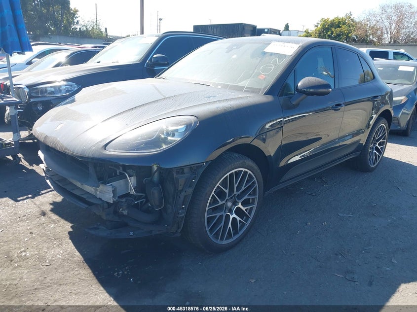 2019 Porsche Macan VIN WP1AA2A53KLB06644 IAAI salvage auction — FRONT END, Salvage Certificate (California), sold $9,000 on 2026-07-10 (photo 2)