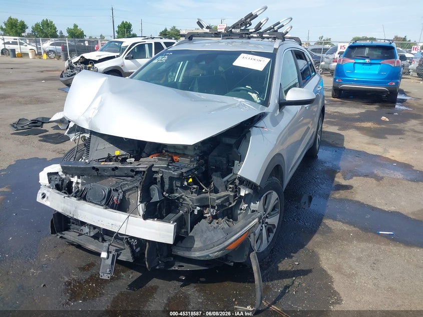 2019 Kia Niro VIN KNDCB3LC3K5265984 IAAI salvage auction — FRONT END, Salvage Title, sold $625 on 2026-07-29 (photo 2)