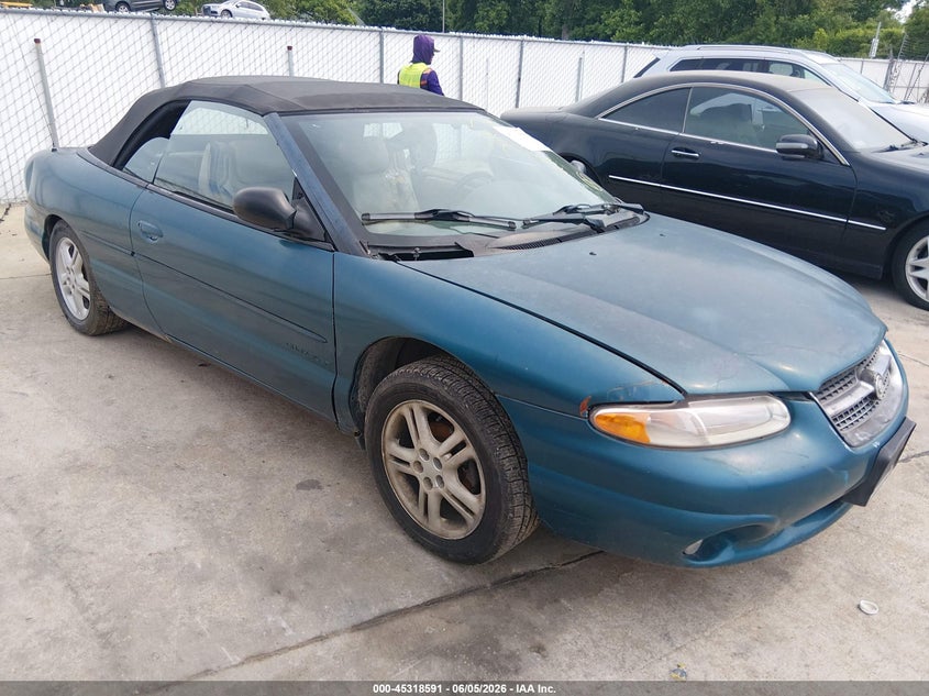 1996 Chrysler Sebring VIN 3C3EL55H1TT269810 IAAI salvage auction — NORMAL WEAR, Clear (Missouri), sold $200 on 2026-07-07 (photo 1)