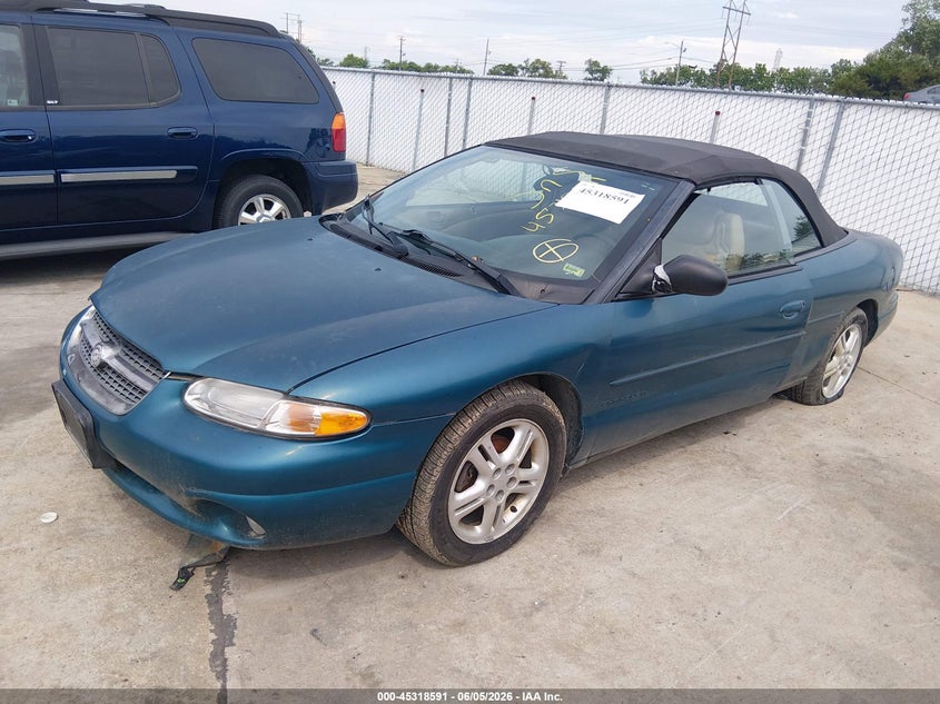 1996 Chrysler Sebring VIN 3C3EL55H1TT269810 IAAI salvage auction — NORMAL WEAR, Clear (Missouri), sold $200 on 2026-07-07 (photo 2)