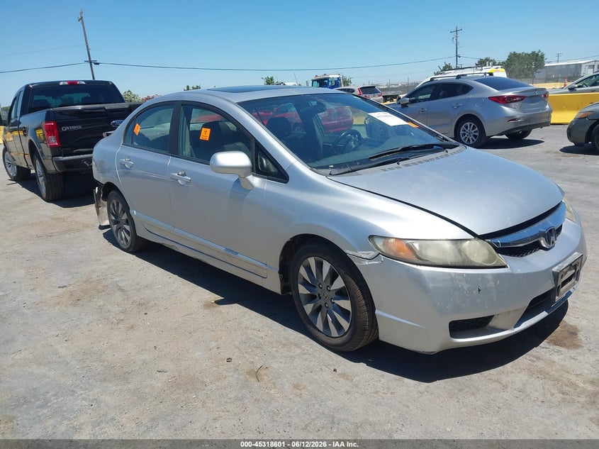 2011 Honda Civic VIN 19XFA1F9XBE023976 IAAI salvage auction — BIO HAZARD, Non-Repairable (California), sold $650 on 2026-07-09 (photo 1)