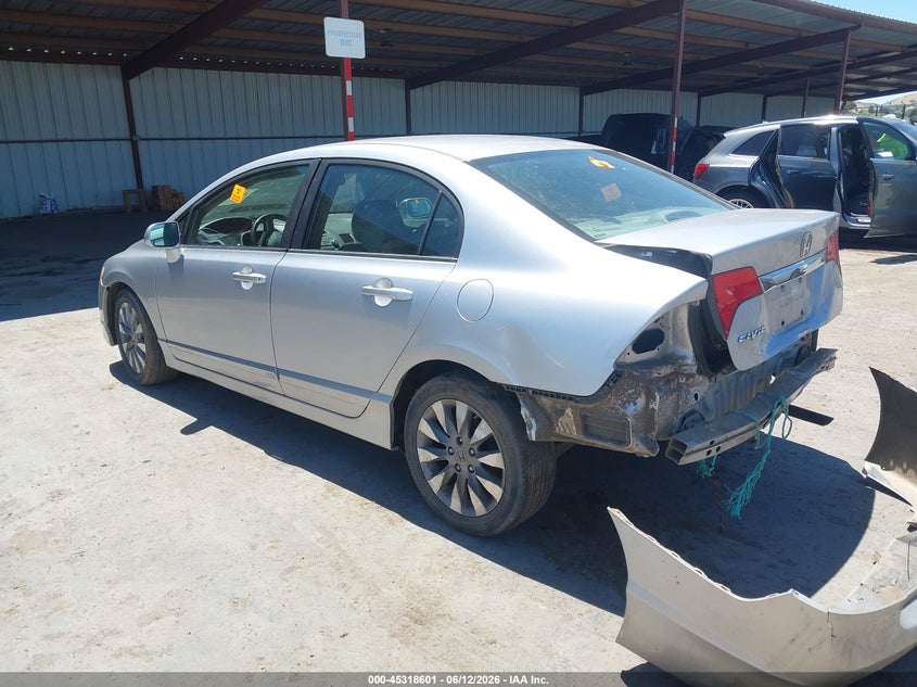 2011 Honda Civic VIN 19XFA1F9XBE023976 IAAI salvage auction — BIO HAZARD, Non-Repairable (California), sold $650 on 2026-07-09 (photo 3)