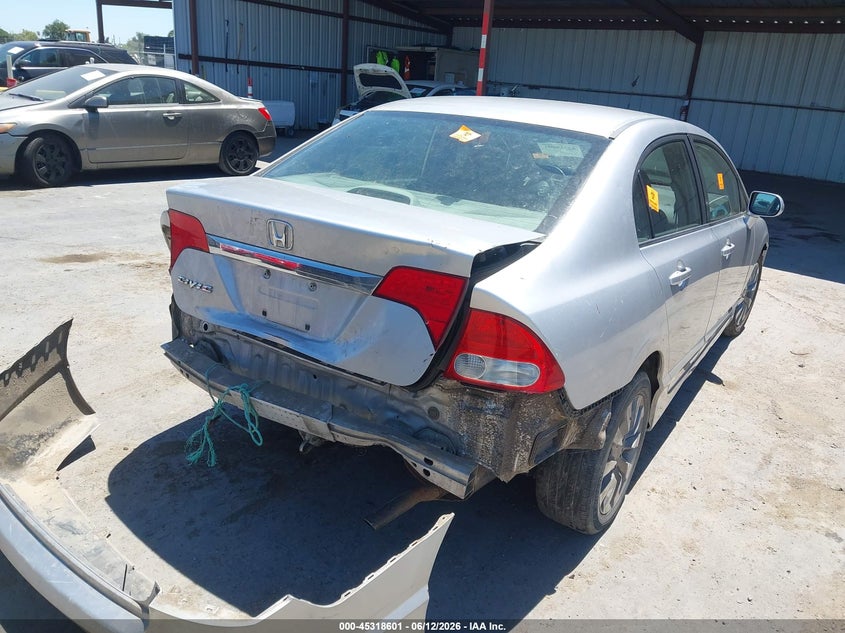 2011 Honda Civic VIN 19XFA1F9XBE023976 IAAI salvage auction — BIO HAZARD, Non-Repairable (California), sold $650 on 2026-07-09 (photo 4)