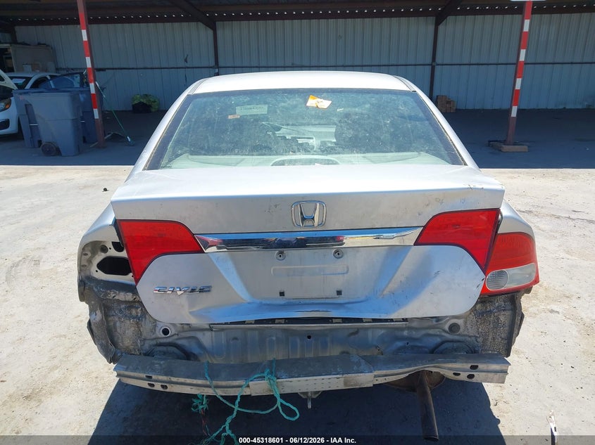 2011 Honda Civic VIN 19XFA1F9XBE023976 IAAI salvage auction — BIO HAZARD, Non-Repairable (California), sold $650 on 2026-07-09 (photo 6)