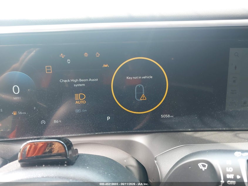 2026 Hyundai Palisade VIN KM8RKES26TU039066 IAAI salvage auction — FRONT END, Salvage Title, sold $20,100 on 2026-07-22 (photo 7)