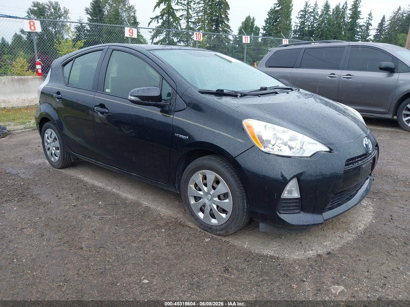 2012 Toyota Prius c VIN JTDKDTB37C1503352 IAAI salvage auction — NORMAL WEAR, Salvage Title, sold $1,250 on 2026-07-15 (photo 1)