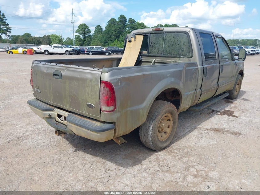 2002 Ford F-250 VIN 1FTNW20F12EA88471 IAAI salvage auction — LEFT & RIGHT, Original (Texas), sold $1,275 on 2026-07-09 (photo 4)
