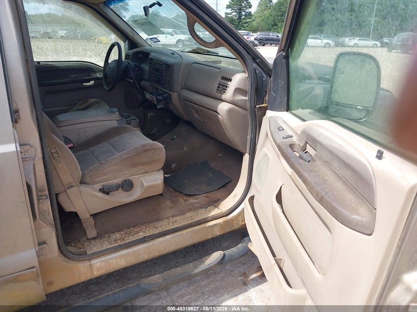 2002 Ford F-250 VIN 1FTNW20F12EA88471 IAAI salvage auction — LEFT & RIGHT, Original (Texas), sold $1,275 on 2026-07-09 (photo 5)