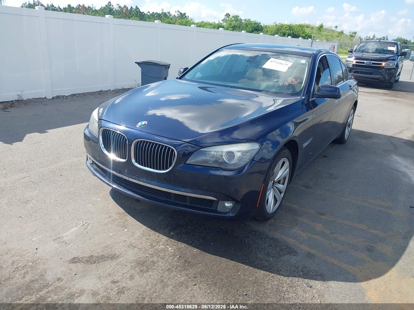 2011 BMW 7 series VIN WBAKA4C51BC612680 IAAI salvage auction — NORMAL WEAR, Clear (Montana), sold $675 on 2026-07-20 (photo 2)