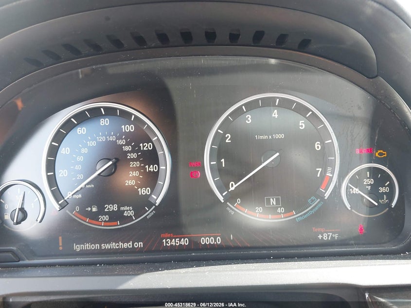 2011 BMW 7 series VIN WBAKA4C51BC612680 IAAI salvage auction — NORMAL WEAR, Clear (Montana), sold $675 on 2026-07-20 (photo 7)