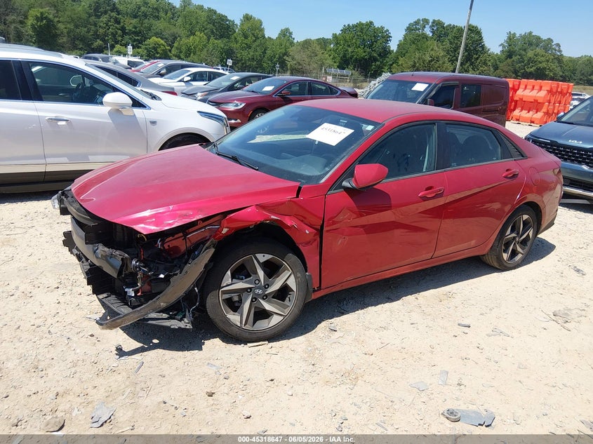 2023 Hyundai Elantra VIN 5NPLS4AG0PH100199 IAAI salvage auction — FRONT END, Salvage Title, sold $3,250 on 2026-07-06 (photo 2)
