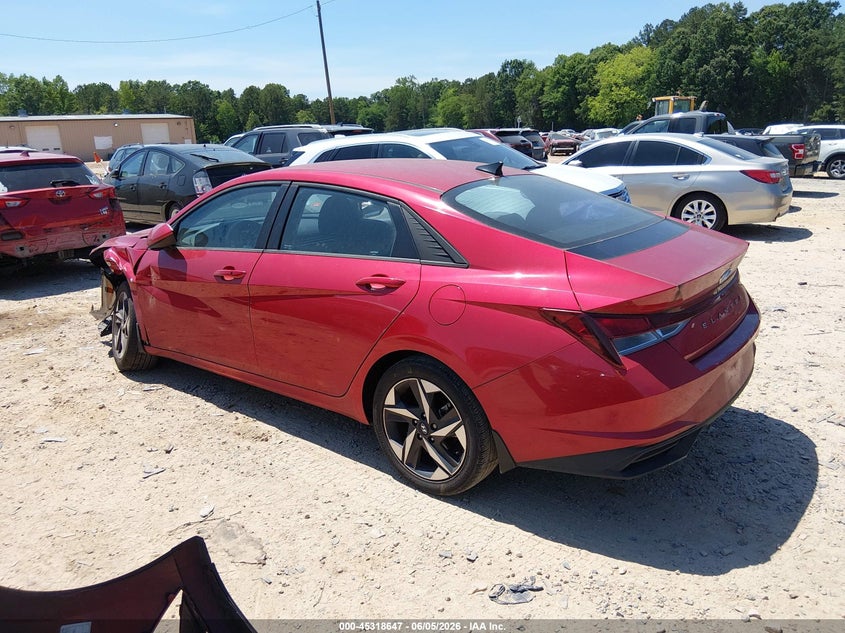 2023 Hyundai Elantra VIN 5NPLS4AG0PH100199 IAAI salvage auction — FRONT END, Salvage Title, sold $3,250 on 2026-07-06 (photo 3)