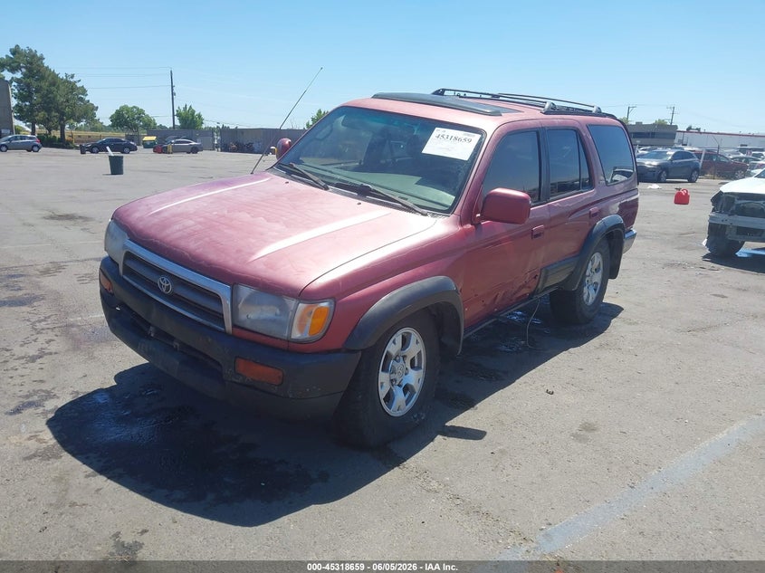1996 Toyota 4runner VIN JT3HN87R5T0034693 IAAI salvage auction — LEFT SIDE, Salvage (California), sold $1,100 on 2026-07-08 (photo 2)