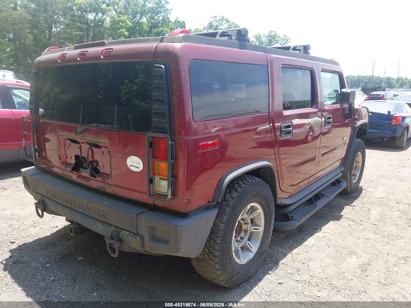 2003 Hummer H2 VIN 5GRGN23U93H132186 IAAI salvage auction — NORMAL WEAR, Salvage (Texas), sold $750 on 2026-09-02 (photo 4)