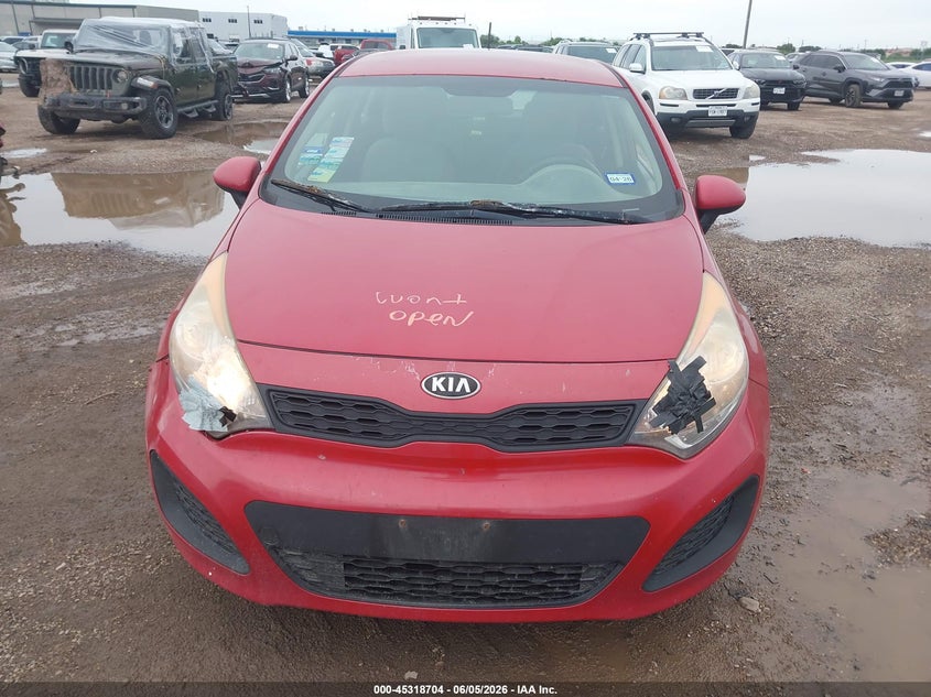 2015 Kia Rio VIN KNADM5A32F6456385 IAAI salvage auction — NORMAL WEAR, Original (Ohio), sold $500 on 2026-07-08 (photo 6)