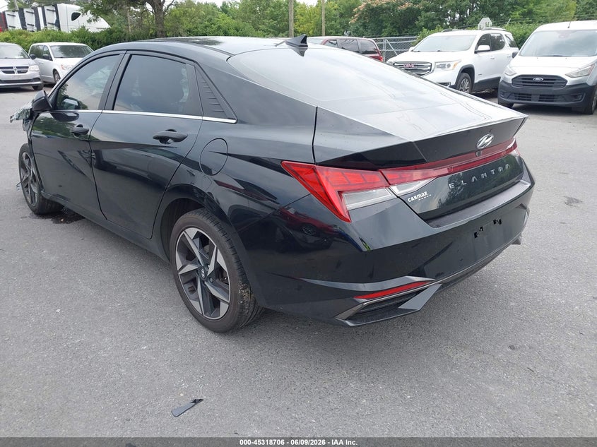2021 Hyundai Elantra VIN KMHLN4AG8MU075282 IAAI salvage auction — FRONT END, Salvage Title, sold $2,550 on 2026-07-20 (photo 3)
