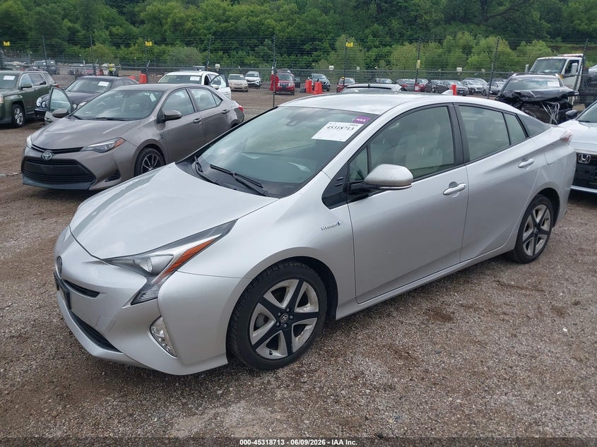 2016 Toyota Prius VIN JTDKARFU4G3504418 IAAI salvage auction — HAIL, Salvage (Illinois), sold $3,550 on 2026-07-22 (photo 2)