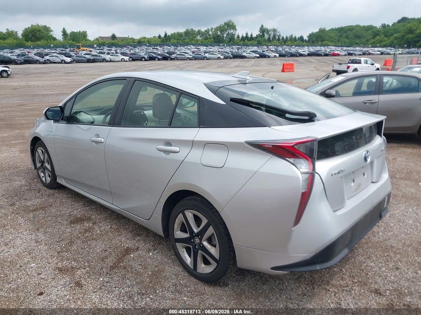 2016 Toyota Prius VIN JTDKARFU4G3504418 IAAI salvage auction — HAIL, Salvage (Illinois), sold $3,550 on 2026-07-22 (photo 3)