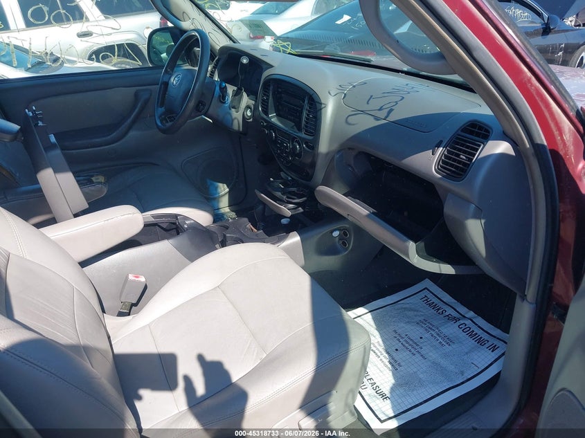 2003 Toyota Sequoia VIN 5TDBT44A03S178809 IAAI salvage auction — FRONT & REAR, Bill Of Sale (New York), sold $425 on 2026-07-07 (photo 5)