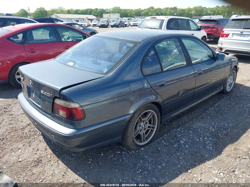 2000 BMW 5 series VIN WBADN6343YGM69412 IAAI salvage auction — FRONT & REAR, Bill Of Sale (New York), sold $475 on 2026-07-07 (photo 4)