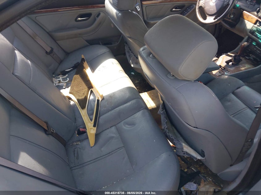 2000 BMW 5 series VIN WBADN6343YGM69412 IAAI salvage auction — FRONT & REAR, Bill Of Sale (New York), sold $475 on 2026-07-07 (photo 8)