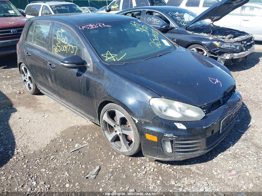 2010 Volkswagen Gti VIN WVWGD7AJ8AW201484 IAAI salvage auction — FRONT & REAR, Bill Of Sale (New York), sold $450 on 2026-07-07 (photo 1)