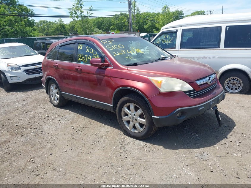 2008 Honda Cr-v VIN JHLRE48788C059697 IAAI salvage auction — FRONT & REAR, Bill Of Sale (New York), sold $575 on 2026-07-07 (photo 1)