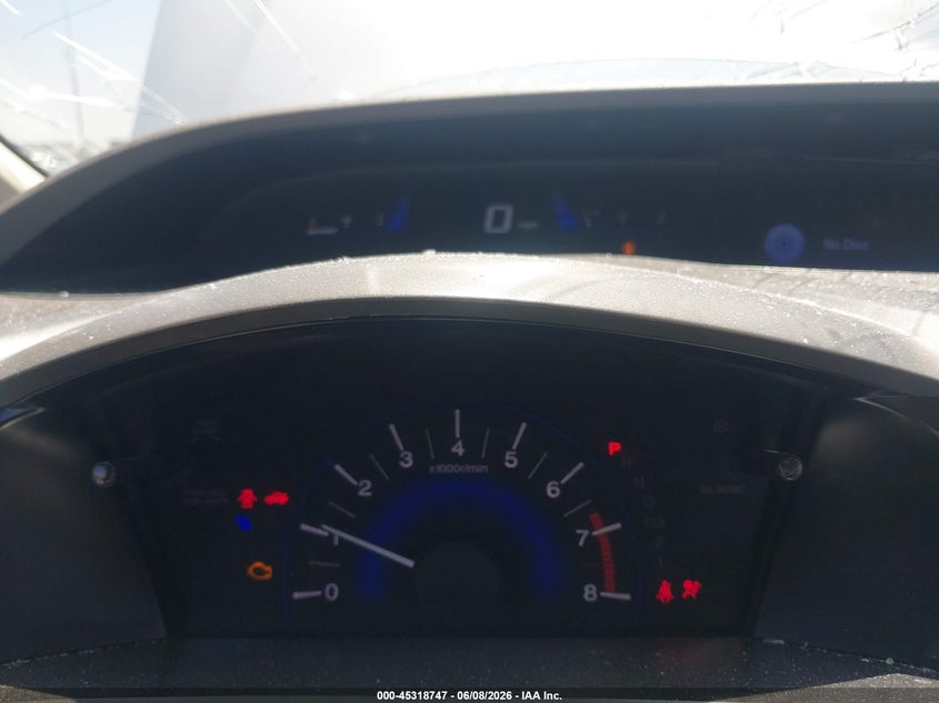2012 Honda Civic VIN 19XFB2F5XCE367857 IAAI salvage auction — FRONT END, Salvage Title, sold $1,625 on 2026-07-09 (photo 7)