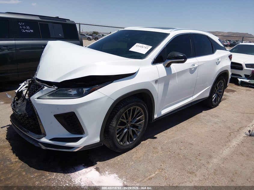2020 Lexus Rx VIN 2T2YZMDA4LC252441 IAAI salvage auction — FRONT END, Salvage Title, sold $14,300 on 2026-08-01 (photo 2)