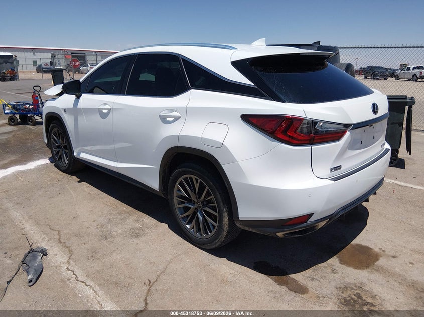 2020 Lexus Rx VIN 2T2YZMDA4LC252441 IAAI salvage auction — FRONT END, Salvage Title, sold $14,300 on 2026-08-01 (photo 3)