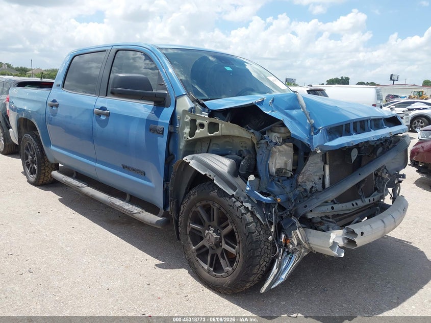 2020 Toyota Tundra VIN 5TFEY5F18LX259536 IAAI salvage auction — FRONT END, Salvage Title, sold $9,500 on 2026-07-16 (photo 1)