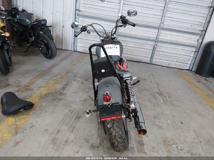 2012 Harley-davidson Street bob VIN 1HD1GX413CC336089 IAAI salvage auction — NORMAL WEAR, Salvage Title, sold $1,050 on 2026-09-07 (photo 6)