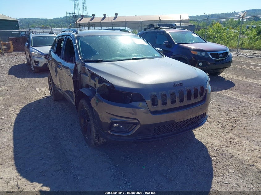 2020 Jeep Cherokee VIN 1C4PJMLB0LD540798 IAAI salvage auction — RIGHT SIDE, Salvage (Pennsylvania), sold $3,100 on 2026-08-14 (photo 1)