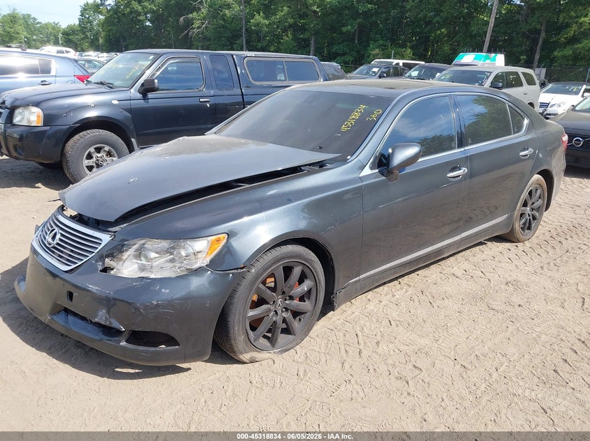 2007 Lexus Ls 460 VIN JTHGL46F675001271 IAAI salvage auction — NORMAL WEAR, Clear (Virginia), sold $775 on 2026-07-15 (photo 2)