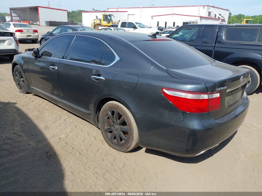 2007 Lexus Ls 460 VIN JTHGL46F675001271 IAAI salvage auction — NORMAL WEAR, Clear (Virginia), sold $775 on 2026-07-15 (photo 3)