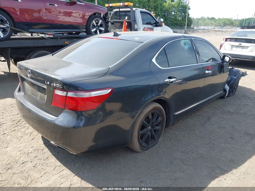 2007 Lexus Ls 460 VIN JTHGL46F675001271 IAAI salvage auction — NORMAL WEAR, Clear (Virginia), sold $775 on 2026-07-15 (photo 4)