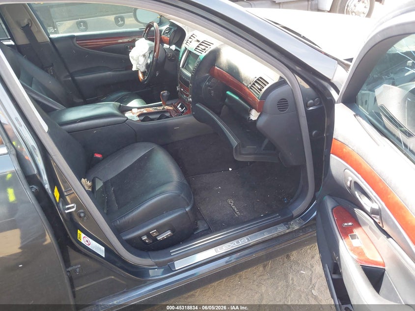 2007 Lexus Ls 460 VIN JTHGL46F675001271 IAAI salvage auction — NORMAL WEAR, Clear (Virginia), sold $775 on 2026-07-15 (photo 5)