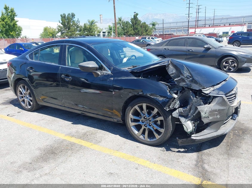 2014 Mazda 6 VIN JM1GJ1W63E1124942 IAAI salvage auction — FRONT END, Salvage (Arizona), sold $950 on 2026-07-07 (photo 1)