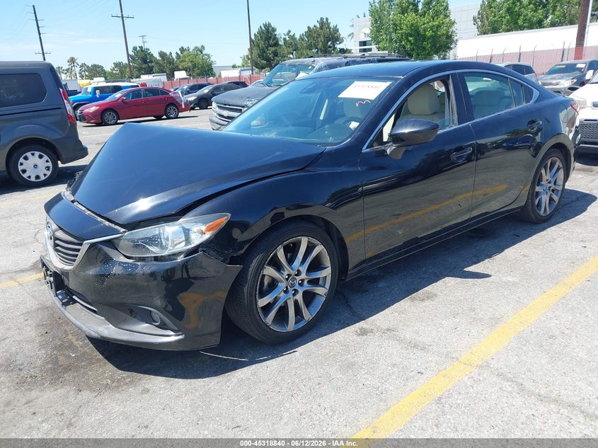 2014 Mazda 6 VIN JM1GJ1W63E1124942 IAAI salvage auction — FRONT END, Salvage (Arizona), sold $950 on 2026-07-07 (photo 2)