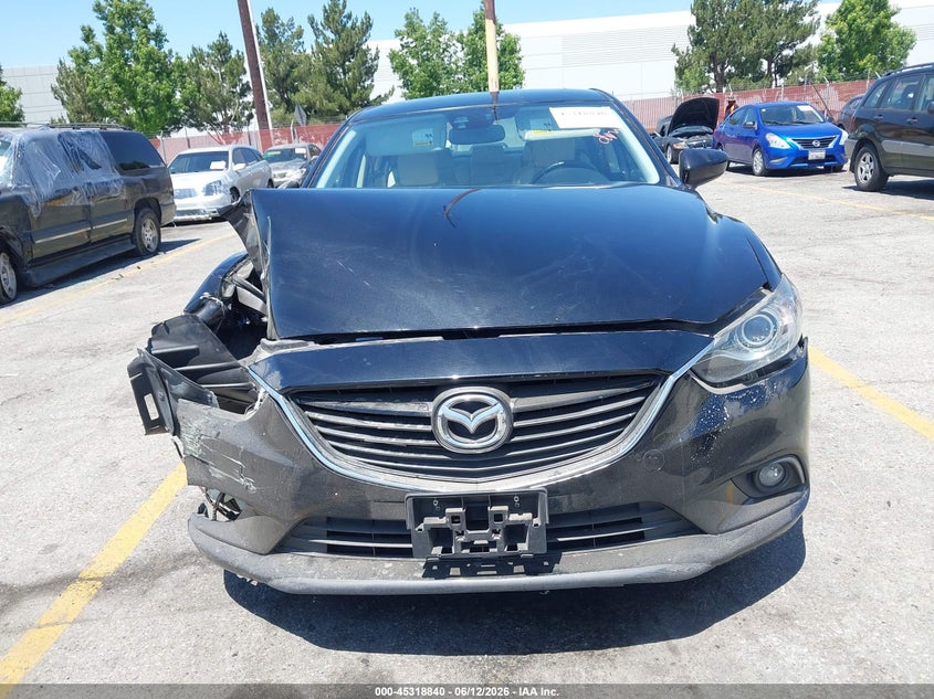 2014 Mazda 6 VIN JM1GJ1W63E1124942 IAAI salvage auction — FRONT END, Salvage (Arizona), sold $950 on 2026-07-07 (photo 6)