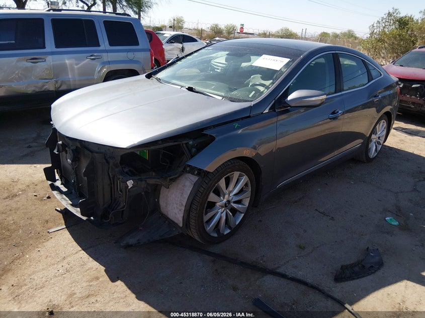 2013 Hyundai Azera VIN KMHFH4JG3DA275122 IAAI salvage auction — FRONT END, Salvage Title, sold $1,250 on 2026-07-09 (photo 2)