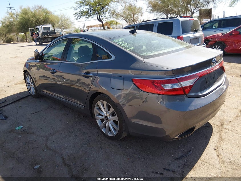 2013 Hyundai Azera VIN KMHFH4JG3DA275122 IAAI salvage auction — FRONT END, Salvage Title, sold $1,250 on 2026-07-09 (photo 3)