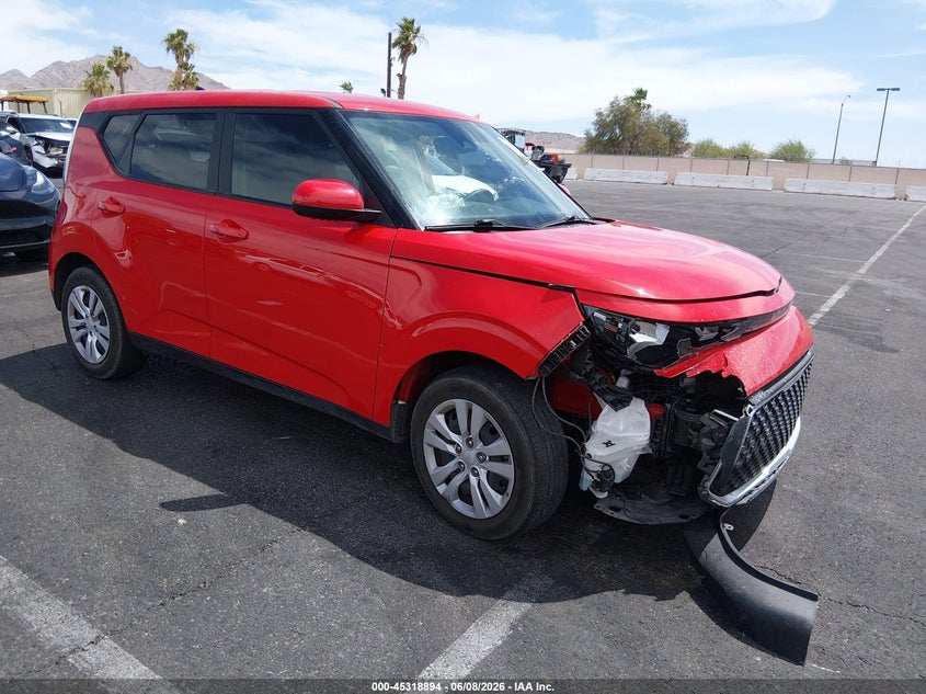 2024 Kia Soul VIN KNDJ23AUXR7229291 IAAI salvage auction — FRONT END, Salvage Title, sold $2,900 on 2026-07-24 (photo 1)
